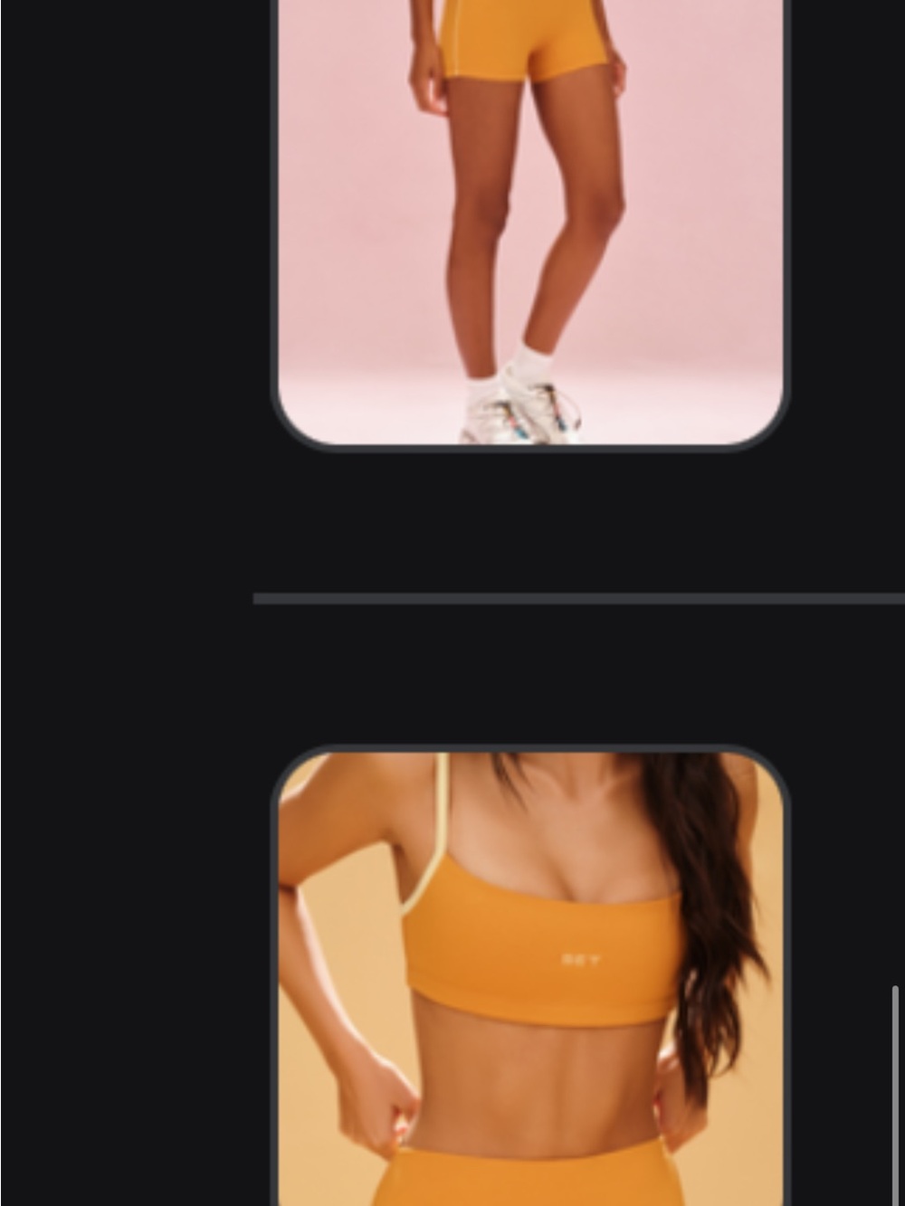 Orange soda LIMITED EDITION SOLD OUT Set - Cropped Sports Bra & High-Waist Short